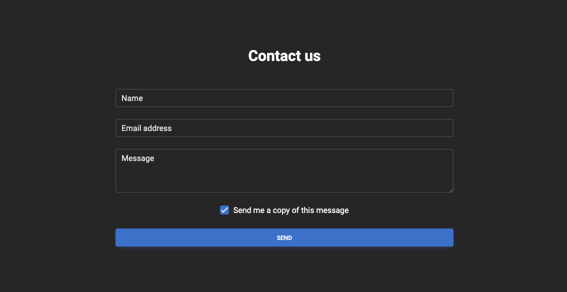 Contact Design Block Dark v.1
