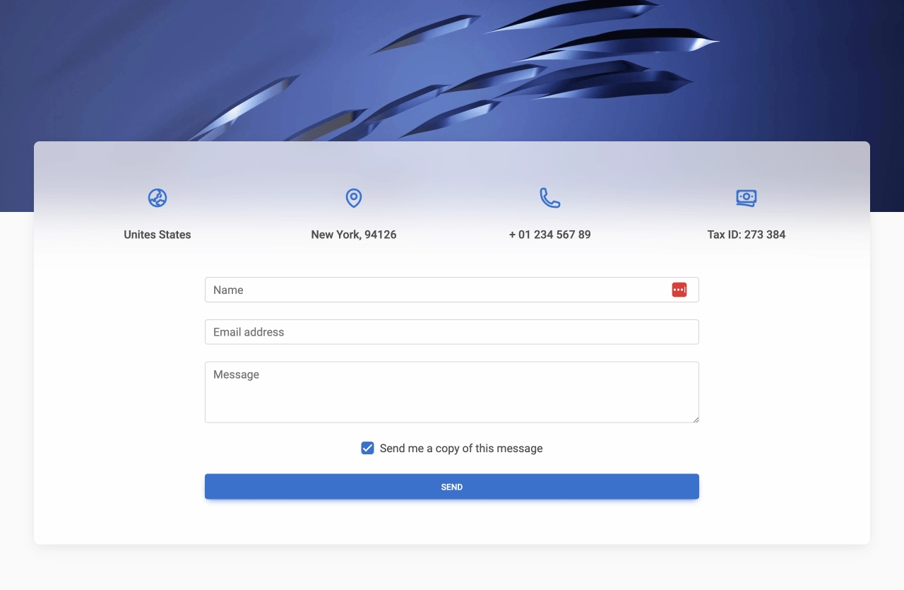 Contact Design Block Light v.6