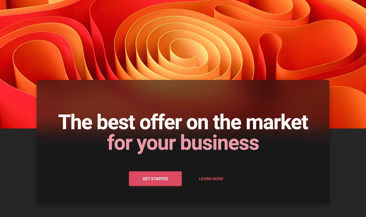 Call To Action Design Block Dark v.10