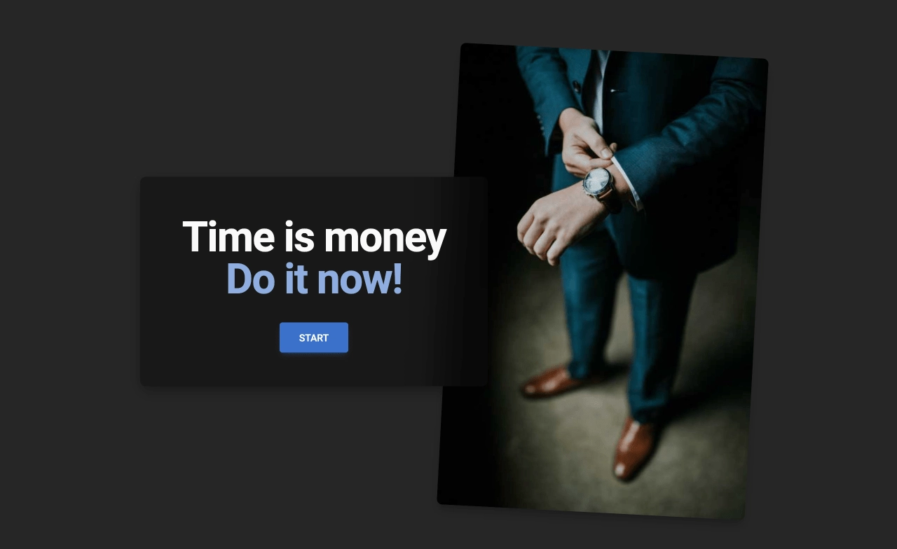 Call To Action Design Block Dark v.11