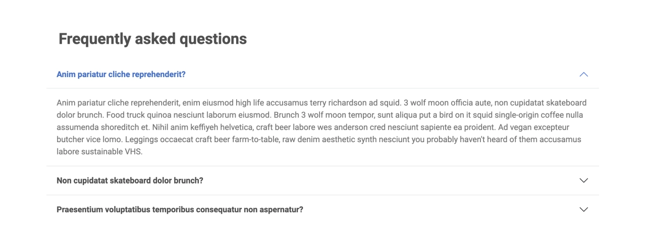 FAQ Design Block Light v.1