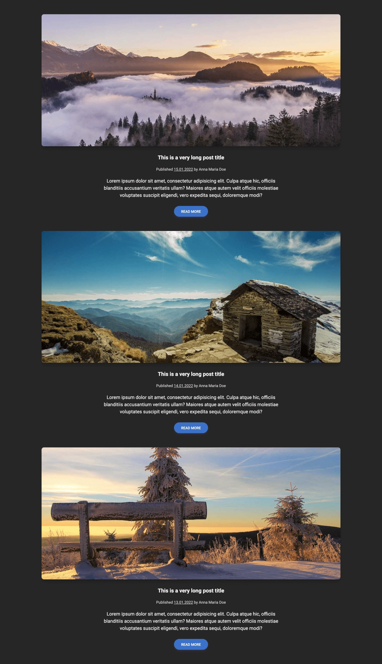 News Design Block Dark v.4