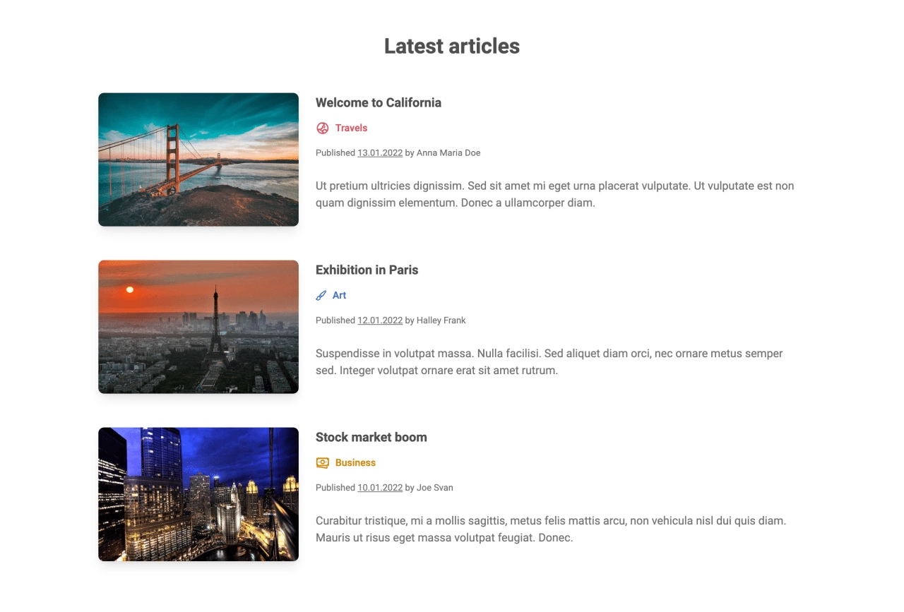 News Design Block Light v.5