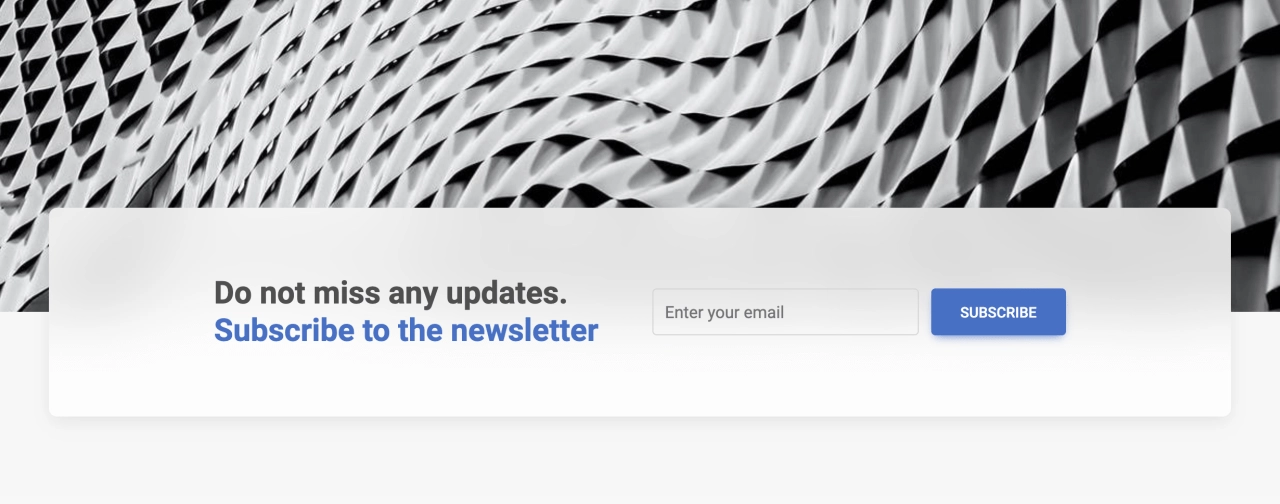 Newsletter Design Block Light v.8