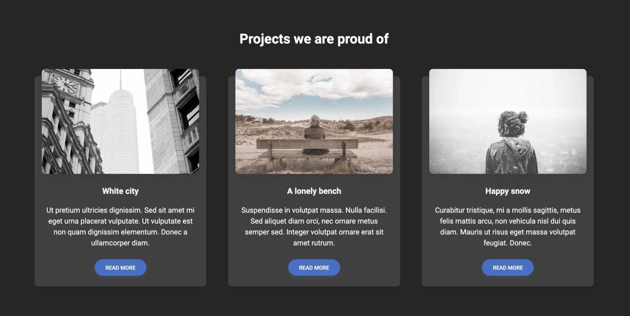 Project Section Design Block Dark v.4